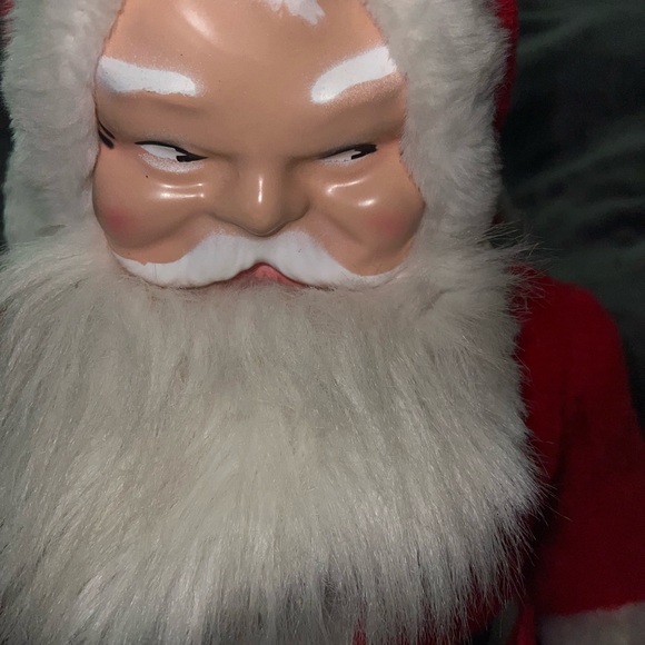 Parisi Creations 1960’s Santa Claus 42” Plush Hard Plastic Face Hard To Find - Picture 11 of 16